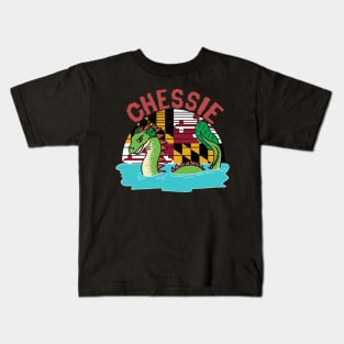 Chessie of the Chesapeake Kids T-Shirt